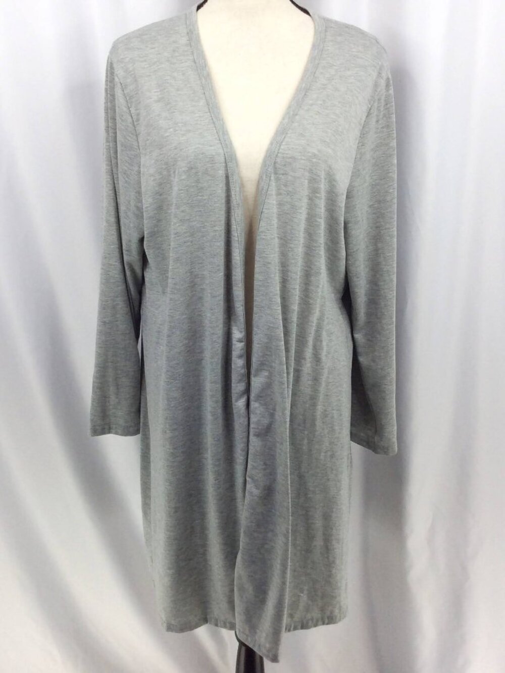 Zanzea Collection Open Duster Cardigan Women's Plus Size XXXL Gray Lightweight‎